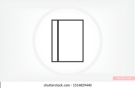 line book Icon . Lorem Ipsum Illustration design