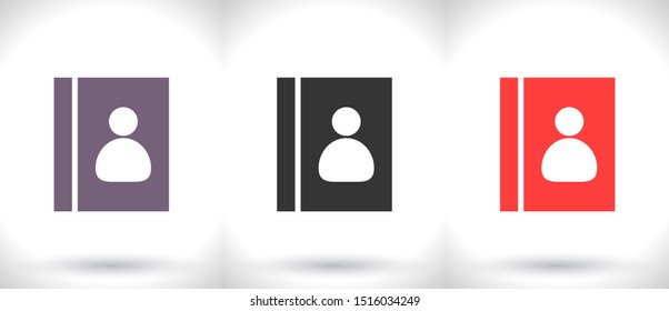 line book Icon . Lorem Ipsum Illustration design