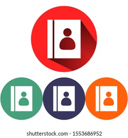 line book Icon . Lorem Ipsum Illustration design