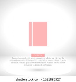 line book Icon . Lorem Ipsum Illustration design