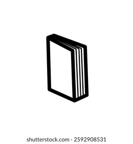line book icon. book sketch icon template. literacy icon.