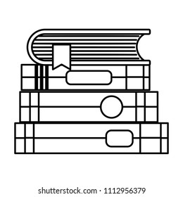 line books papers page information object