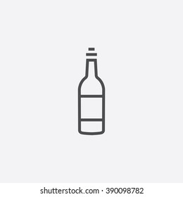line bottle Icon