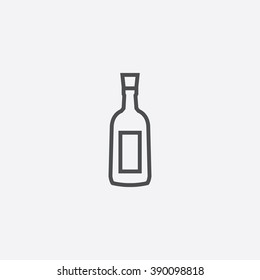 line bottle Icon