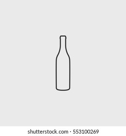 Line bottle icon illustration isolated vector sign symbol