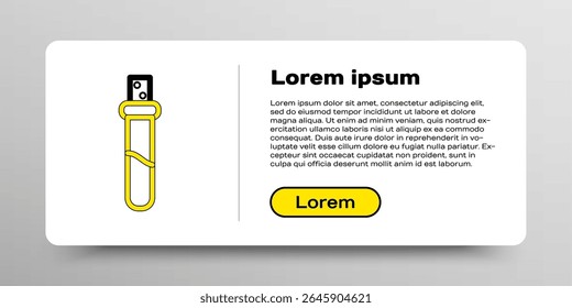 Line Bottle with love potion icon isolated on white background. Valentines day symbol. Colorful outline concept. Vector