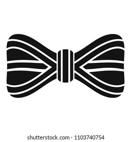 Line bow tie icon. Simple illustration of line bow tie vector icon for web design isolated on white background
