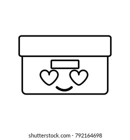line box archive in love kawaii cartoon