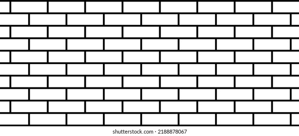 line brick seamless pattern vector