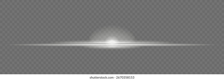Line of bright blue light and laser flare sweeps background with streak motion glow abstract vector energy stripe splash dynamic design