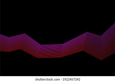 Line broken stripes futuristic pattern background. Line artwork for design flyer, club party invitation, shop poster etc