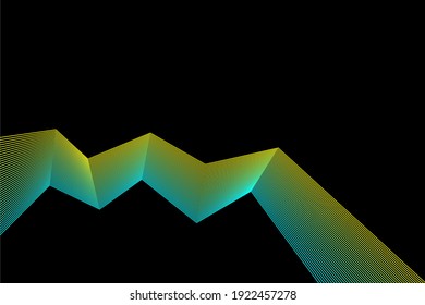 Line broken stripes futuristic pattern background. Line artwork for design flyer, club party invitation, shop poster etc