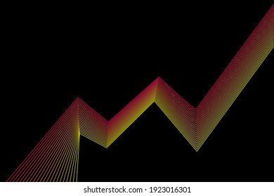 Line broken stripes futuristic pattern background. Line artwork for design flyer, club party invitation, shop poster etc