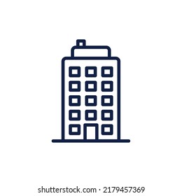 line building 1 icon design vector image