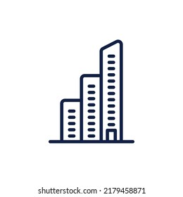 line building 11 icon design vector image