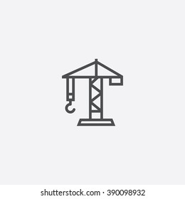 line building crane Icon