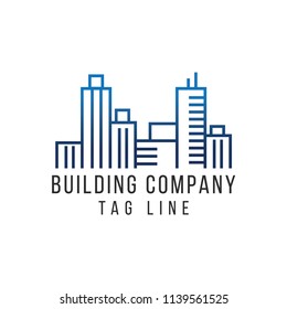 Line Building Logo Design