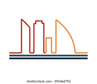 line building skyline skyscraper image