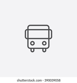 Line Bus Icon