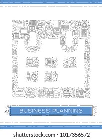 Line business icons are grouped in Calendar