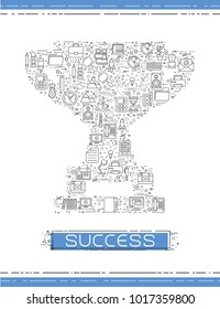 Line business icons are grouped in Cup