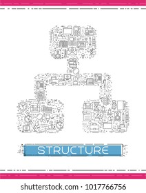 Line business icons are grouped in Hierarchy