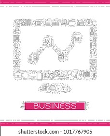 Line business icons are grouped in Monitor with Structure
