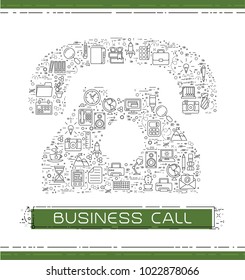 Line business icons are grouped in Phone