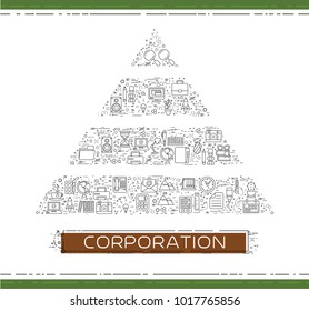 Line business icons are grouped in Pyramid