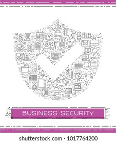Line business icons are grouped in Security