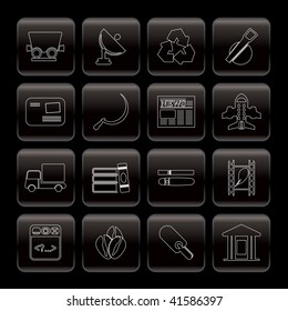 Line Business and industry icons - Vector Icon set 2