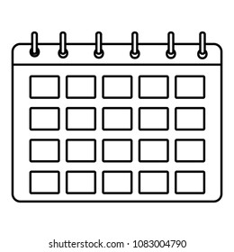 line calendar event information day organizer