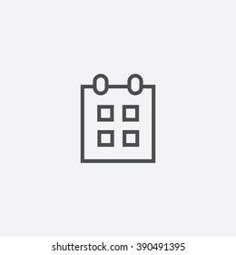 line calendar Icon