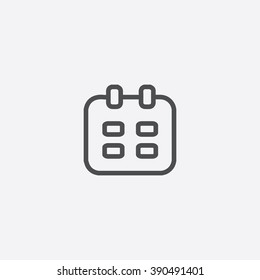 line calendar Icon