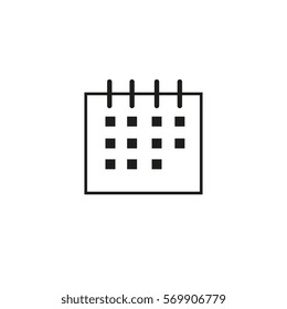 line calendar icon