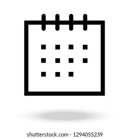 line calendar Icon vector