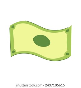 line cash cartoon. dollar fly, payment online, flying bonus line cash sign. isolated symbol vector illustration