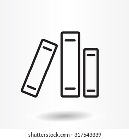 Line catalog vector icon