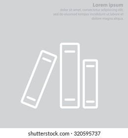 Line catalog vector icon