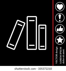 Line catalog vector icon