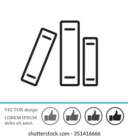 Line catalog vector icon