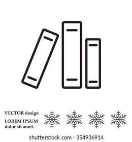 Line catalog vector icon