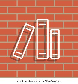 Line catalog vector icon