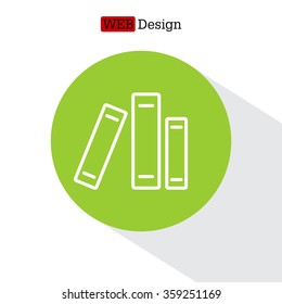 Line catalog vector icon