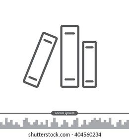 Line catalog vector icon