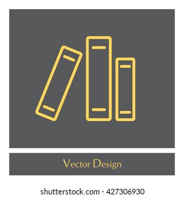 Line catalog vector icon