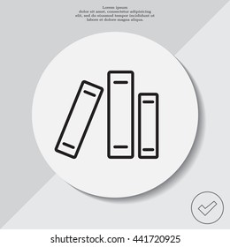 Line catalog vector icon