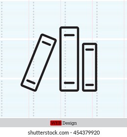 Line catalog vector icon