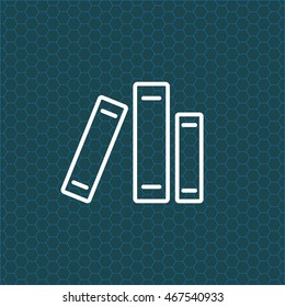 Line catalog vector icon