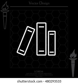 Line catalog vector icon